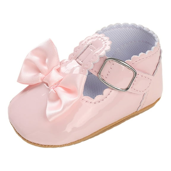LNMQLPDBS Shoes for Toddler Girls Closed Toe Ruffle Edge Princess Shoes with Bowknot Girls Sandals Size 2 Cute Girls Dress Sandals Non-Slip First Walking Sneakers Girls Dressy Shoes for Spring Summer
