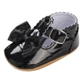 thumbnail image 1 of LNMQLPDBS Shoes for Toddler Girls Closed Toe Ruffle Edge Princess Shoes with Bowknot Girls Sandals Size 2 Cute Girls Dress Sandals Non-Slip First Walking Sneakers Girls Dressy Shoes for Spring Summer, 1 of 7
