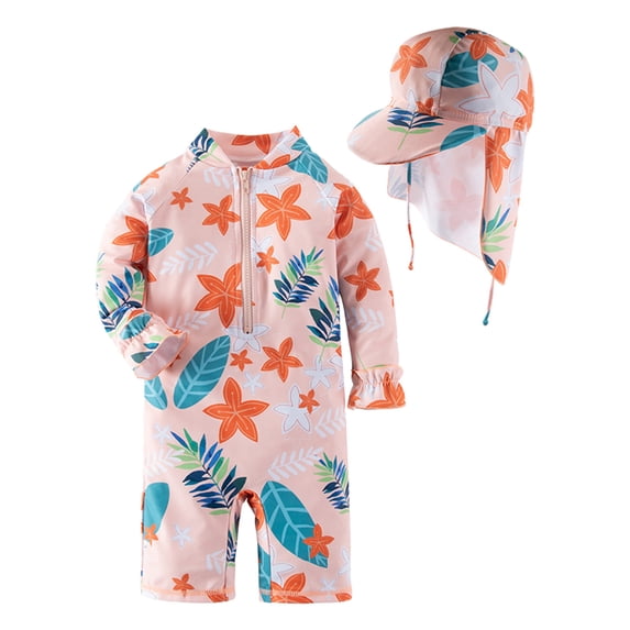LNMQLPDBS Sibling Matching Swim Suits Girls Two Piece Swimsuits Long Sleeve Swimsuits for Girls Size 7/8 Girls Clothes Girls Size 4t 18month Boy Clothes Boy Size 8 Dance Clothes Toddler Boy