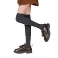 thumbnail image 1 of LNMQLPDBS Stockings Calf Socks Summer Thin Knee High Socks School Uniform Dress Socks Seamless Toe Soft Basic Tube Socks for Girls Over Knee Socks Multycolor Option Dark Gray 3-12 Years, 1 of 6