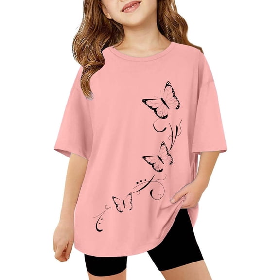 LNMQLPDBS Tee Shirts Youth Compression Shirt Kids Sweatshirts Tank Tops Girls Pink Top 2t Toddler Girl Clothes Boys 14-16 Clothes Baby Clothes Girls