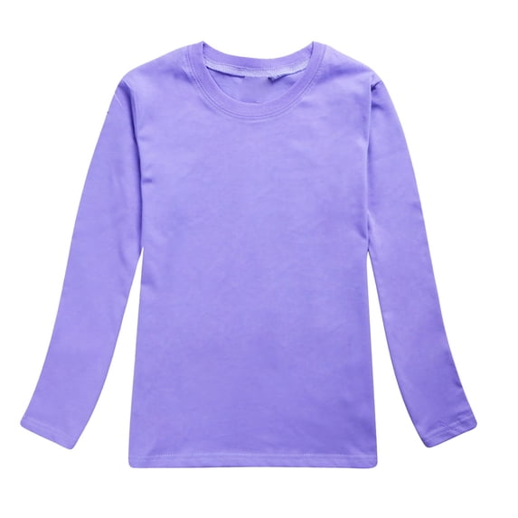 LNMQLPDBS Teen Girls Tops Size 14-16 Tops for Girls 14-16 Girl Tops Toddler White Tshirt Toddler Shirts Girls T Shirts Size 3t Girls Clothes, Purple 10-11 Years