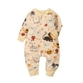 thumbnail image 1 of LNMQLPDBS Thanksgiving Toddler Girl Outfit Girls Christmas Outfits Newborn Boy Christmas Outfit Baby Boys Christmas Clothes for Girls 12-18 Months, Yellow 3-6 Months, 1 of 9