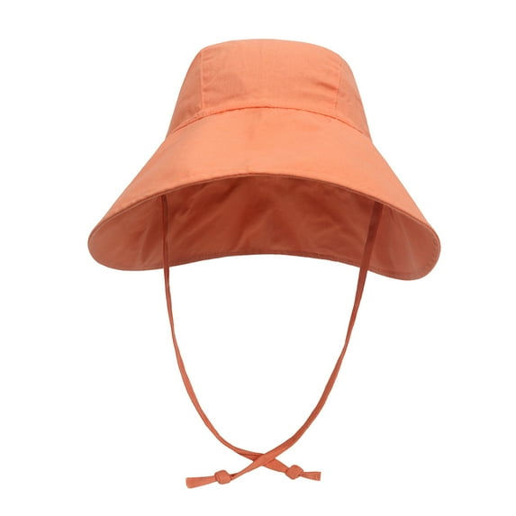 LNMQLPDBS Toddler Baby Sun Hat Solid Color Kids Summer Outdoor Shade Hat for Boys Girls Foldable Wide Brim Floppy Cap with Chin Strap Beach Fisherman Hats Sun Visor Hats for Daily