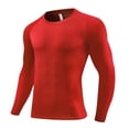 thumbnail image 1 of LNMQLPDBS Toddler Boys Long Sleeve Shirt Kids Athletic Base Layer Top Teen Sports Running Tee Tween Quick Dry Gym Workout Undershirt Boys Raglan Sleeve Activewear Moisture Wicking, 1 of 9
