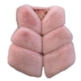 thumbnail image 1 of LNMQLPDBS Toddler Girls Faux Fur Winter Vest Warm Sleeveless Fuzzy Outerwear Gilet Cozy Casual Layere for Cold Weather Cute Fall Winter Jacket for Little Kids, 1 of 1