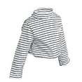 thumbnail image 1 of LNMQLPDBS Toddler Long Sleeve Shirt Girl Sprinng Autumn High Neck Striped Thickened Tops Toddler Girl Gifts Gender Neutral Baby Clothes Trendy Casual Blouse for Kids White 12-18 Months, 1 of 8