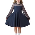 thumbnail image 1 of LNMQLPDBS Toddler Princess Dress Plus Size Formal Dress Cocktail Dresses Toddler Girl Clothes 4t Girls 4t Clothes Christmas Baby Clothes Girls, Blue 13-14 Years, 1 of 6