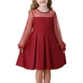 thumbnail image 1 of LNMQLPDBS Toddler Princess Dress Plus Size Formal Dress Cocktail Dresses Toddler Girl Clothes 4t Girls 4t Clothes Christmas Baby Clothes Girls, Red 7-8 Years, 1 of 8