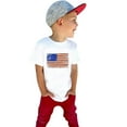 thumbnail image 1 of LNMQLPDBS Toddler Summer Shirts Independents' Day USA Flag Tees Short Sleeve Crewneck Basic Layering Tops Baby Boy's Clothing Downtown Girl Clothes for All Holidays White 5 Years, 1 of 5