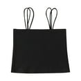 thumbnail image 1 of LNMQLPDBS Toddler Summer Tank Tops Girls Sleeveless Solid Color Spaghetti Straps Ribbed Vertical Stripes Tops Baby Girls Camisoles Crop Tops for Kids 12-18 Month Girl Clothes Beach Shirts, 1 of 3
