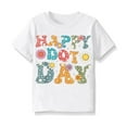 thumbnail image 1 of LNMQLPDBS Toddler Tank Tops Boys Kids Girls Boys Happy Dot Day Hippie Flowers Soft T Shirt for 1 To 10 Years, 1 of 4