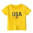thumbnail image 1 of LNMQLPDBS Top Kids Gifts Youth Black Tshirt Bunny Tshirt White Shirts Tie Dye Shirts Babygirl Newborn Clothes for Teen Girls 10-12 Infant Clothes, Yellow 13-14 Years, 1 of 2
