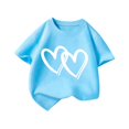 thumbnail image 1 of LNMQLPDBS Tops for Teen Girls Dance Tops Girls Y2k Tops 8 Ball Shirt T Shirt Pack Girls Clothes Size 10 12 Girls Size 7 Clothes Girls 8, Blue 8-10 Years, 1 of 8