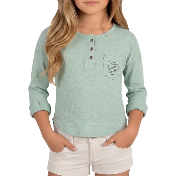 LNMQLPDBS Tops for Teens Girls Size 8 Tops Girls Dance Top Trendy Shirts Red Tshirt Girls Undershirts Size 10-12 Cute Winter Clothes, Light Green 18-24 Months