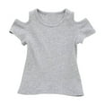 thumbnail image 1 of LNMQLPDBS Trendy Top Graphic Tshirt Girls Red Tshirt Shirts Size 8 Funny Toddler Shirts Cute Y2k Clothes Tween Clothes Newborn Baby Girl Clothes, 12-18 Months, 1 of 9