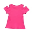 thumbnail image 1 of LNMQLPDBS Trendy Top Graphic Tshirt Girls Red Tshirt Shirts Size 8 Funny Toddler Shirts Cute Y2k Clothes Tween Clothes Newborn Baby Girl Clothes, Hot Pink 18-24 Months, 1 of 9