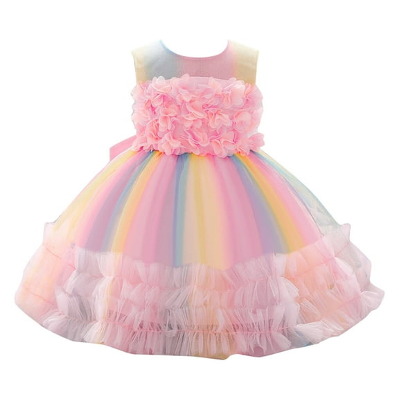 LNMQLPDBS Tube Dress Off the Shoulder Black Dress 2t Christmas Outfit Girl Clothes for 10 Year Old Girls Gift Sets Under 10 Dollars Girls Age 10 Gift, Pink 3-4 Years