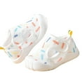 thumbnail image 1 of LNMQLPDBS Water Shoes for Kids Boys Girls Athletic Sports Sandals Closed Toe Anti Kick Breathable Wear Sandals Non-Slip Soft Sole Prewalker First Walking Shoes Summer Lightweight Sandal Outdoor Beach, 1 of 8