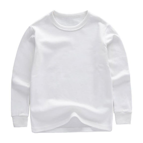 LNMQLPDBS White Shirts Girls T Shirts Girl White Blouse Girl Sweatshirt Teen Crop Tops 2 Year Old Boy Clothes Baby Boy 12-18 Months Clothes for 5