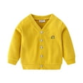 thumbnail image 1 of LNMQLPDBS Winter Jacket Youth Suit Kids Fleece Hoodie Toddler Girl Long Sleeve Shirts 12-18 Month Girl Clothes Winter Infant Clothes Boys 1 Year Old, Yellow 5-6 Years, 1 of 4