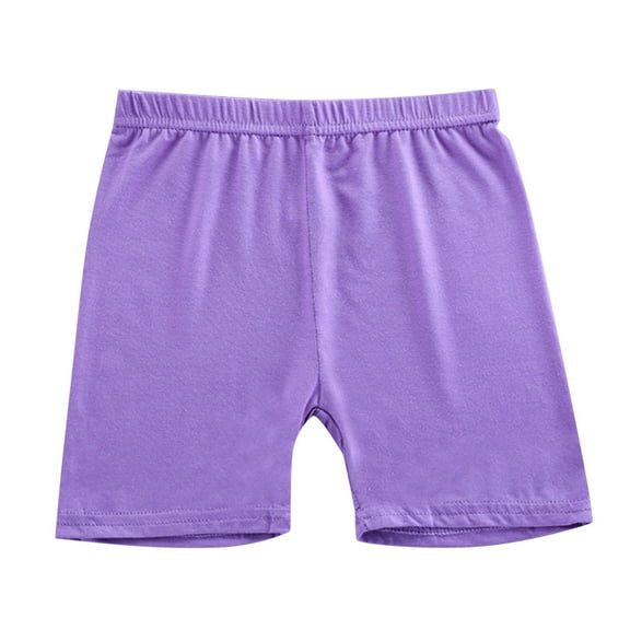 LNMQLPDBS Work Out Shorts Flowy Shorts Teen Clothes Plus Size Skinny Jeans Ripped Jeans Kids Girls Cheer Shorts Jogger Shorts, Purple 8-9 Years