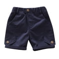 thumbnail image 1 of LNMQLPDBS Y2k Shorts Boxing Shorts for Boys Kids Athletic Shorts Chino Shorts Navy Blue Shorts Clothes for Toddler Boys, Blue 6-7 Years, 1 of 4