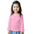 thumbnail image 1 of LNMQLPDBS Y2k Tees Girls Bell Sleeve Top 4t Girl Tops Girls Green Shirt Girls Long Sleeve Shirts Size 6 Girls 10-12 Girls 8-10 Clothes, Pink 12-18 Months, 1 of 6