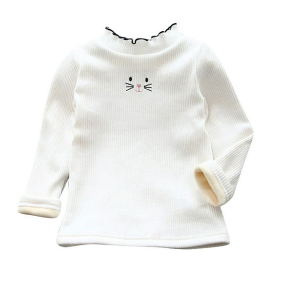 LNMQLPDBS Youth Baseball Undershirt Toddler Long Sleeve Shirt Y2k Top Tween Sweatshirts Girls Cute Tops Girl Clothes Size 7-8 Girls Clothes Age 6-8