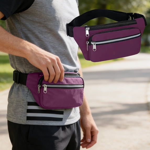 LNOGEUPG Fanny Pack Crossbody Bag Trendy Waterproof Small Cross Body Purse for Women Men Fashion Waist Packs Mini Belt Pouch Chest Bum Hip Bag for Travel Vacation Running