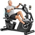 thumbnail image 1 of LNOW Commercial Recumbent Bike with Arm Exercisers for Seniors Adults, Magnetic Recumbent Exercise Bike with 16 Levels, Heart Rate, Low-Impact Cardio, 1 of 13
