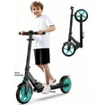thumbnail image 1 of LNOW Kick Scooter for Ages 5+, Kid, Teens & Adults,Max Load 220 LBS,8IN Big Wheels,4 Adjustable Levels,Lightweight, Foldable, 1 of 14