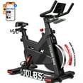 thumbnail image 1 of LNOW Magnetic Exercise Bike for Home Gym - 45 lbs Flywheel, Commercial Grade Indoor Cycling Bike, Stationary Bike with LCD Monitor & APP, 1 of 13