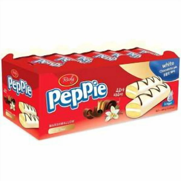 LNS240 Richy Peppie Vanilla Milk Chocolate Pie (Tray) 18gx20pack/tray