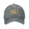 thumbnail image 1 of LNWH Baseball Cap, Adjustable Size for Running Workouts and Outdoor Activities All Seasons, Golden Rose - Gray, 1 of 8