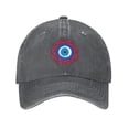 thumbnail image 1 of LNWH Baseball Cap, Adjustable Size for Running Workouts and Outdoor Activities All Seasons, Red Blue Monster Eyes - Deep Heather, 1 of 8