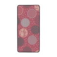 thumbnail image 1 of LNWH Bath Towel, Urban Romantic Fantasy Circular Pattern Absorbent Coral Fleece Bath Towel for Bathroom, Gym, Beach-27x55in, 1 of 8