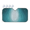 thumbnail image 1 of LNWH Car Sun Shade Windshield, Blue Abstract Lines Automotive Front Window Sun Visor for Cars SUV Trucks-Sunshade Blocks Heat and UV Ray, Small, 1 of 8