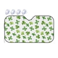 thumbnail image 1 of LNWH Car Sun Shade Windshield, Green Four Leaf Clover Automotive Front Window Sun Visor for Cars SUV Trucks-Sunshade Blocks Heat and UV Ray, Small, 1 of 8