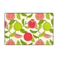 thumbnail image 1 of LNWH Cartoon Pomegranate Print Art Pattern Rugs Doormat, Non-Slip Absorbent Bath Mat, 36"x24", 1 of 8