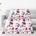 thumbnail image 1 of LNWH Colorful Terrazzo Stone Texture Pattern Throw Blanket, Flannel Sofa Blankets for All Seasons, 60"x50", 1 of 8