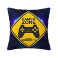 thumbnail image 1 of LNWH Decorative Pillow Covers, Fantasy Game Zone Square Sofa Decorative Knit Pillow Case, 18"x18", 1 of 8