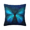 thumbnail image 1 of LNWH Decorative Pillow Covers, Fantasy Lie Butterfly Square Sofa Decorative Knit Pillow Case, 16"x16", 1 of 8
