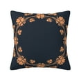thumbnail image 1 of LNWH Decorative Pillow Covers, Retro Ornate Round Square Sofa Decorative Knit Pillow Case, 18"x18", 1 of 8