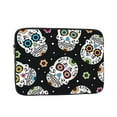 thumbnail image 1 of LNWH Dod Colorful Skull Pattern Laptop Sleeve, Notebook Computer Pocket Tablet Briefcase Carrying Bag, 12 inch Laptop Case, 1 of 8