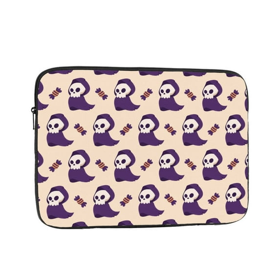 LNWH Evil Bone Spider Candy Pattern Laptop Sleeve, Notebook Computer Pocket Tablet Briefcase Carrying Bag, 17 inch Laptop Case