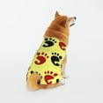 thumbnail image 1 of LNWH Feet Foot Prints Pattern Dog Clothes, Breathable Warm Cotton Pet Clothes 5X-Large, 1 of 8