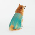 thumbnail image 1 of LNWH Green Stripe Texture Pattern Dog Clothes, Breathable Warm Cotton Pet Clothes 4X-Large, 1 of 8