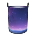 thumbnail image 1 of LNWH Laundry Basket, Sky Full Stars Sea Pattern Foldable Laundry Hamper with Handles Waterproof, Small, 1 of 8
