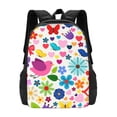 thumbnail image 1 of LNWH Lightweight Backpack, Spring Daisy Abstract Flowers Pattern Casual Backpack Men Outdoor Student Bag Travel Computer Bag, 1 of 8